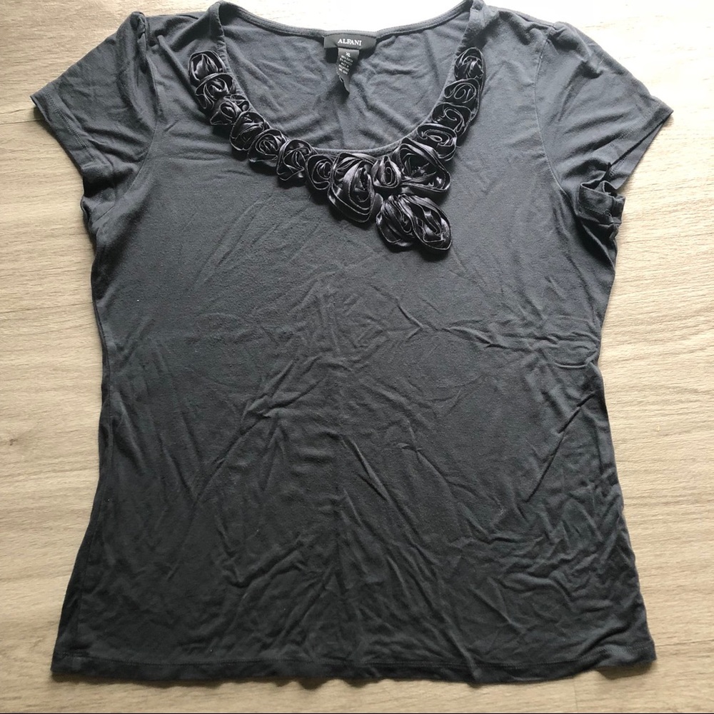 Alfani Women’s Charcoal Gray Top
